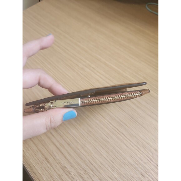 Kate Spade Brown Pebbled Leather Small Wallet - Picture 4 of 8